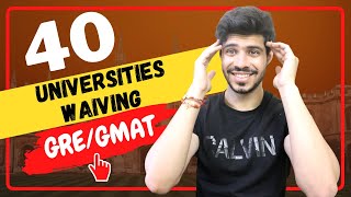 40 Universities waive the GREGMAT for SpringFall 2022 [upl. by Ettesel]