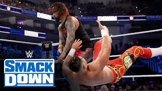 The Usos vs Los Lotharios  Championship Contender’s Match SmackDown July 8 2022 [upl. by Merideth213]