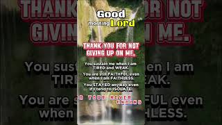 GOOD MORNING MOTIVATION PRAYER GOD UNFALLEN MERCY AND LOVE trustinthelordwithallyourheart [upl. by Yengac]