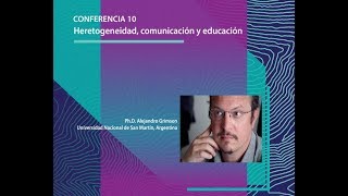 Alejandro Grimson en Tarea Crítica de la Educación Inclusiva 2018 [upl. by Azarria]