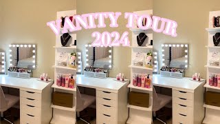 VANITY TOUR⭐️ must haves makeup  LINKS [upl. by Mitchiner]