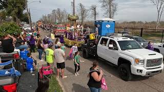 Krewe of Lul Parade  February 10 2024  Luling Louisiana [upl. by Llenaej]