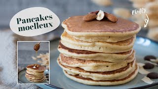 RECETTE  Pancakes moelleux et faciles à faire [upl. by Egamlat]