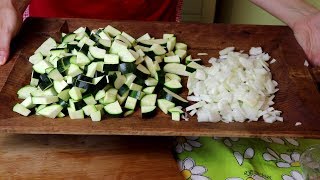 RICETTA ZUCCHINE DELIZIOSE Anche i bambini le ameranno SECONDI PIATTI DI VERDURE SUB 5 [upl. by Gerbold345]