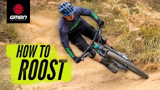 How To Roost A Corner  Mountain Bike Skills [upl. by Derzon]