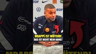 Mbappé hat genug Falsche Aussprache seines Namens nervt ihn total 😡 [upl. by Ilat]