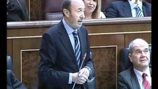 Rubalcaba canta en el Congreso [upl. by Salome764]