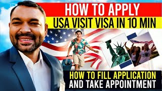 How to Apply USA Tourist Visa from Pakistan  Complete Guide to Fill Visa Application in 10 Minutes [upl. by Safire]