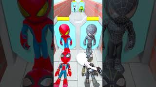 GTA V Kiss Run RED Spidey vs BLAC Spidey In Barry Prison gta [upl. by Michiko933]