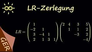 LRZerlegung  Beispielrechnung darkmode [upl. by Vaclav]