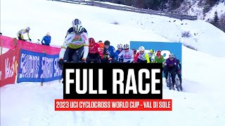 FULL RACE 2023 UCI Cyclocross World Cup Val di Sole [upl. by Htnamas840]