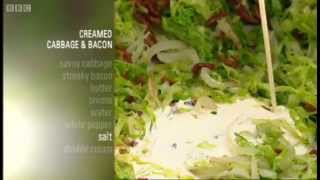 Creamed cabbage and bacon recipe  Gary Rhodes New British Classics  BBC [upl. by Aseretairam]