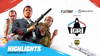 IGRI  Qualifier Day 2 Highlights ft No Limit Mangalyaan EMajdurs [upl. by Woolson495]