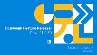 Bluebeam Feature Release Revu 21050 [upl. by Ruhtra]