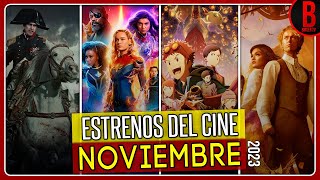 ESTRENOS del CINE NOVIEMBRE 2023  Películas que se Estrenan en Noviembre 2023 [upl. by Eudosia691]