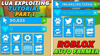 Lua Exploiting Tutorial  How to make an Auto Farmer for any Roblox Game 1 [upl. by Marcell837]