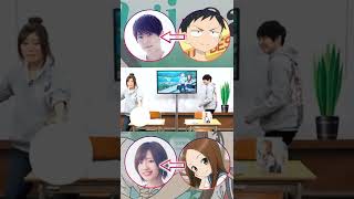 Yuki Kaji and Rie Takahashi FUNNY MOMENTS 2  TAKAGI and NISHIKATA in REAL LIFE Shorts [upl. by Wiggins17]