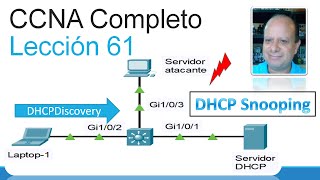 CCNA Completo  Leccion 61  Seguridad L2  Parte 1  DHCP Snooping [upl. by Anilef]