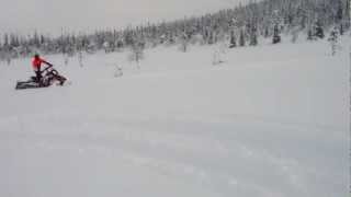 Skidoo renegade 1200 turbo i gördalen [upl. by Akayas]