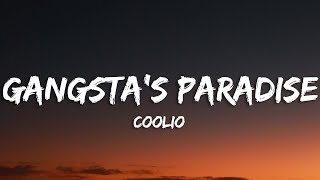 Coolio  Gangstas Paradise Lyrics ft LV [upl. by Oleic]