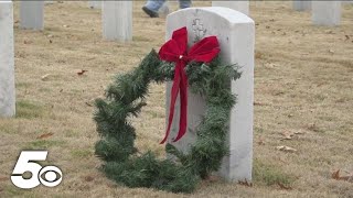 Christmas Honors remembers veterans at annual wreath laying [upl. by Danuloff]