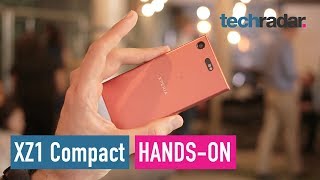 Sony Xperia XZ1 Compact handson review [upl. by Werdma]