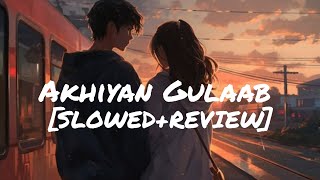 Akhiyan Gulaab Lyrics SLOWED REVIEW ♥️ [upl. by Cha]