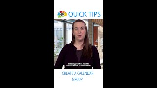 How to Create a Calendar Group in Outlook [upl. by Giacopo]