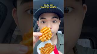 Makan waffle fries 5 kali suap [upl. by Attej]