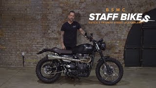 Staff Bikes Dutchs Triumph Street Scrambler [upl. by Eelessej]