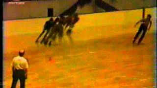 Roller Speed Skating Snior Mens 1500 Meter Final Nationals 1981 [upl. by Macintosh259]