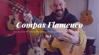 TUTO GUITARE FACILE  Compas flamenco [upl. by Ardet42]