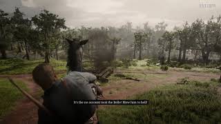 Lemoyne Raiders ambush  Random encounter  Red Dead Redemption 2 [upl. by Amhser]