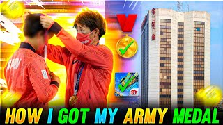 HOW I GOT MY ARMY MEDAL 😭Story Time  GARENA FREE FIRE 🔥 [upl. by Nahtad24]