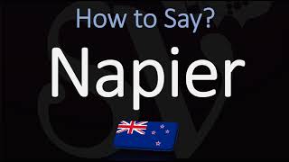 How to Pronounce Napier CORRECTLY [upl. by Singhal]