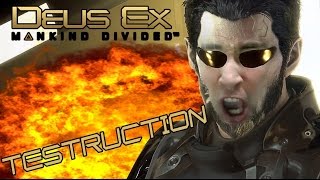 Deus Ex Mankind Divided  SECRET CHEAT CODES  BEST WEAPON amp BEST ARMOR  Secret Easter Egg [upl. by Marice]