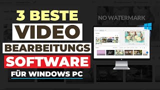 Die 3 besten kostenlosen Videobearbeitungsprogramme für Windows PC [upl. by Kovacev]