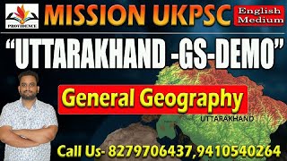 Uttarakhand GK in English  Uttarakhand Geography  Demo Session 1  by Shubham Sir [upl. by Otho]