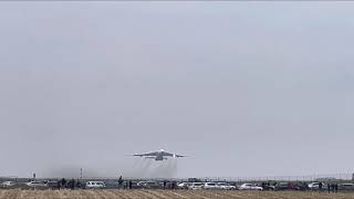 Take off Antonov An225 from Airport Rzeszow Jasionka POLAND 14112021r  short version [upl. by Irrab]