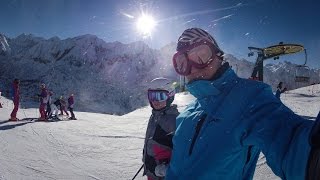 Skiing ★ Passo Tonale amp Ponte di Legno  ITALY 2014  GoPro 1 [upl. by Retniw]