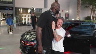 quotThe Hellshaqquot Shaquille Oneals 3rd custom built 2022 Dodge Charger widebody by Forbes Performance [upl. by Idnat]