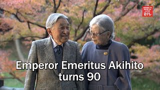 Emperor Emeritus Akihito turns 90 [upl. by Antony]