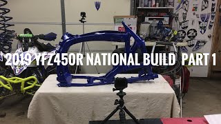 2019 YAMAHA YFZ450R NATIONAL BUILD part 1 [upl. by Rush]