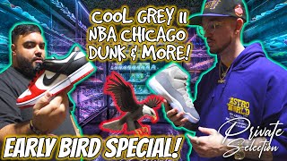 UNBOXING UNRELEASED SNEAKERS JORDAN 11 COOL GREY NBA X NIKE DUNK CHICAGO AND MORE [upl. by Rihat]