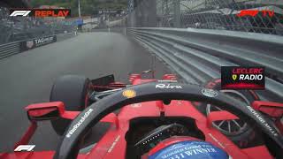 New Leaked Ferrari Radio Leclerc Pole Position After Deliberate Crash At Monaco Grand Prix F1 [upl. by Gwyneth]