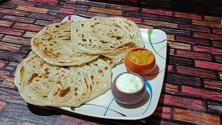 Kerala style milk paratha recipeindianrecipes yummykannada💜💜💜😋👍 [upl. by Agustin987]