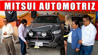 MITSUI AUTOMOTRIZ entrega 5 camionetas Hilux y 5 camiones Hino a 2M MICON [upl. by Essirahc762]