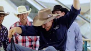 2011 Mount Isa Rotary Rodeo Television Commercial  Saddle Bronc [upl. by Eissolf404]