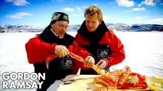 Gordon Ramsay Catches King Crab  Gordon Ramsay [upl. by Sitra811]