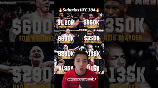 UFC 304 SALARIOS🔥 [upl. by Gibeon]